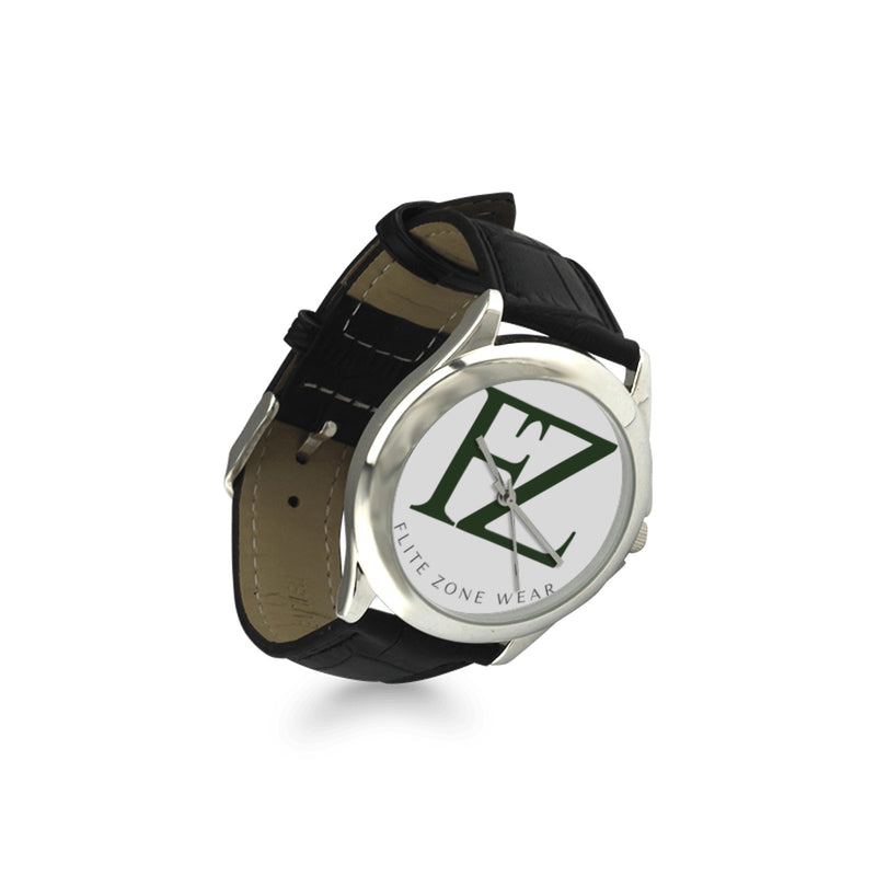 fz women's watch - zone women's classic leather strap watch (model 203)