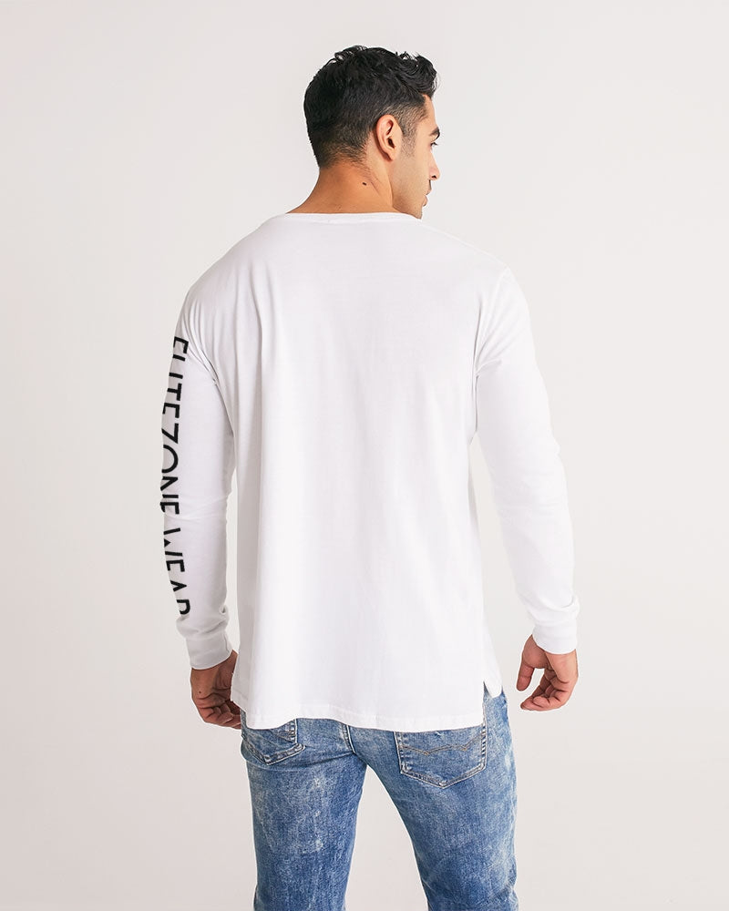the white  bull men's long sleeve tee