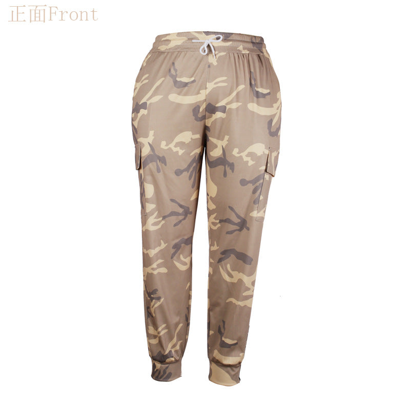 fz women casual plus size knitting pants