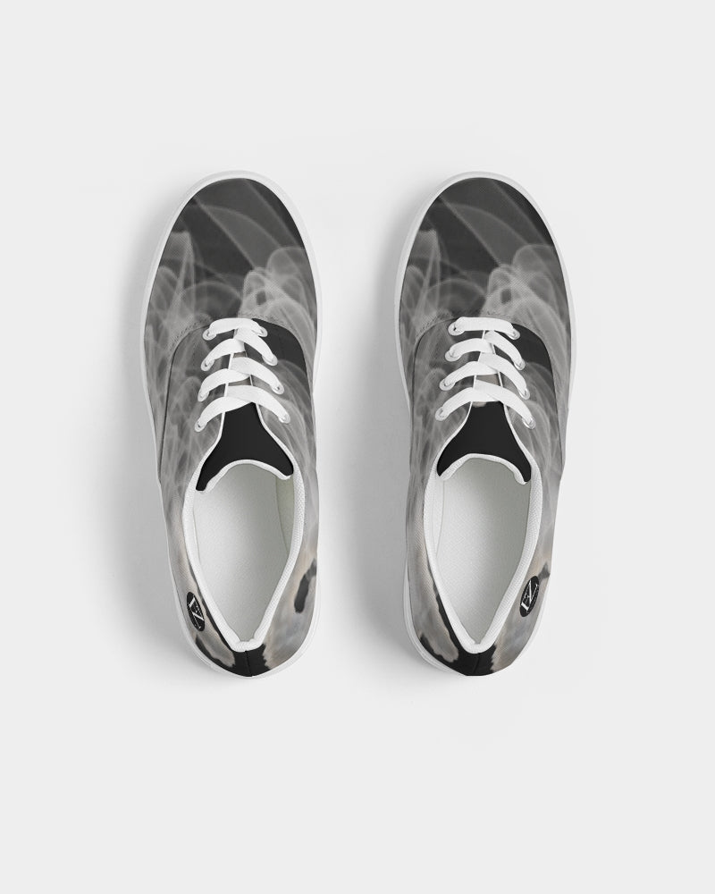 smoking the highest women's lace up canvas shoe