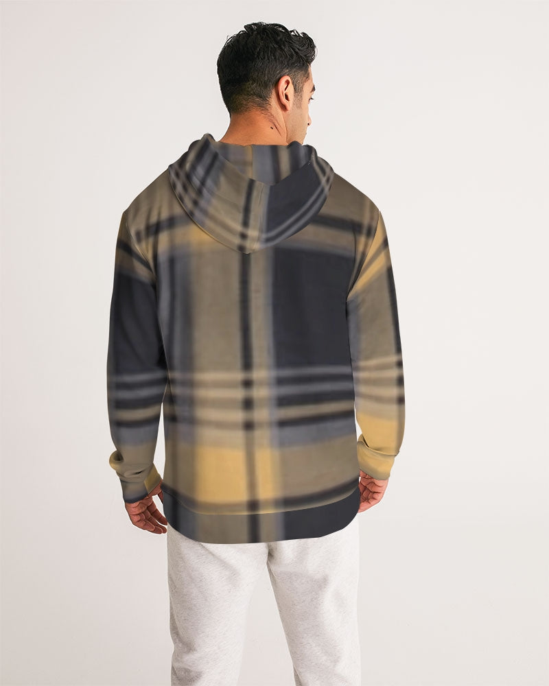 fz plaid men's hoodie