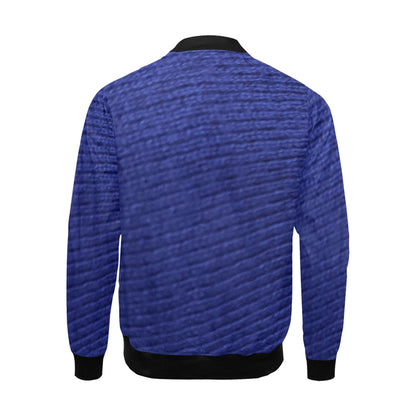fz men's designer jacket- blue zone men's all over print casual jacket (model h19)
