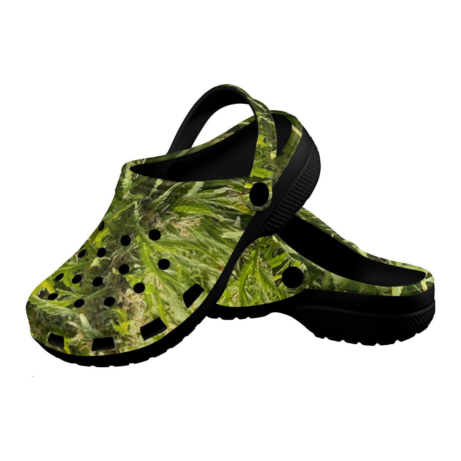 fz unisex sandals - weed custom print adults clogs