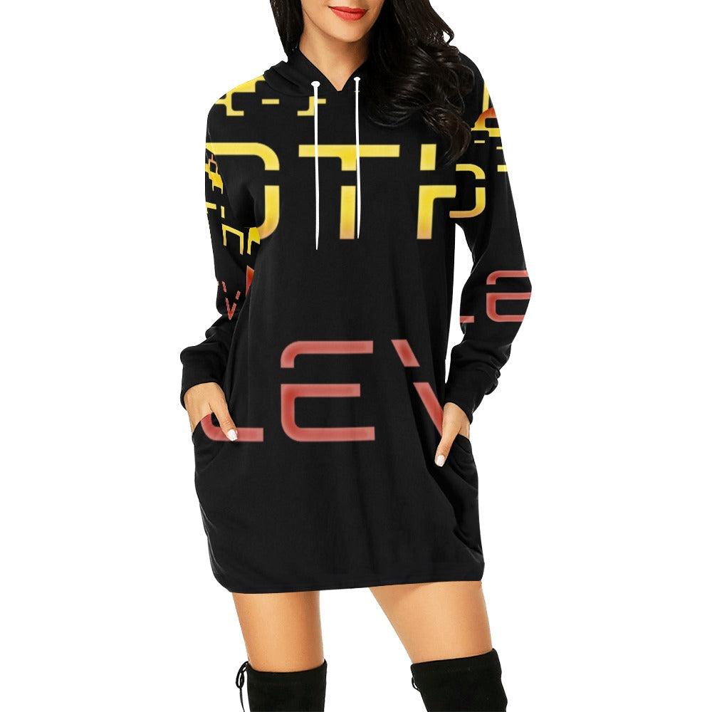 fz graphic women's hoodie dress