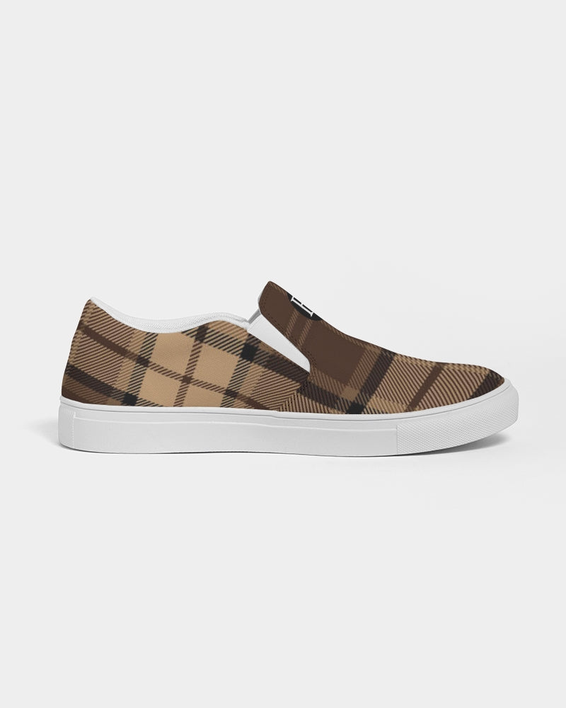 fz plaid women's slip-on canvas shoe