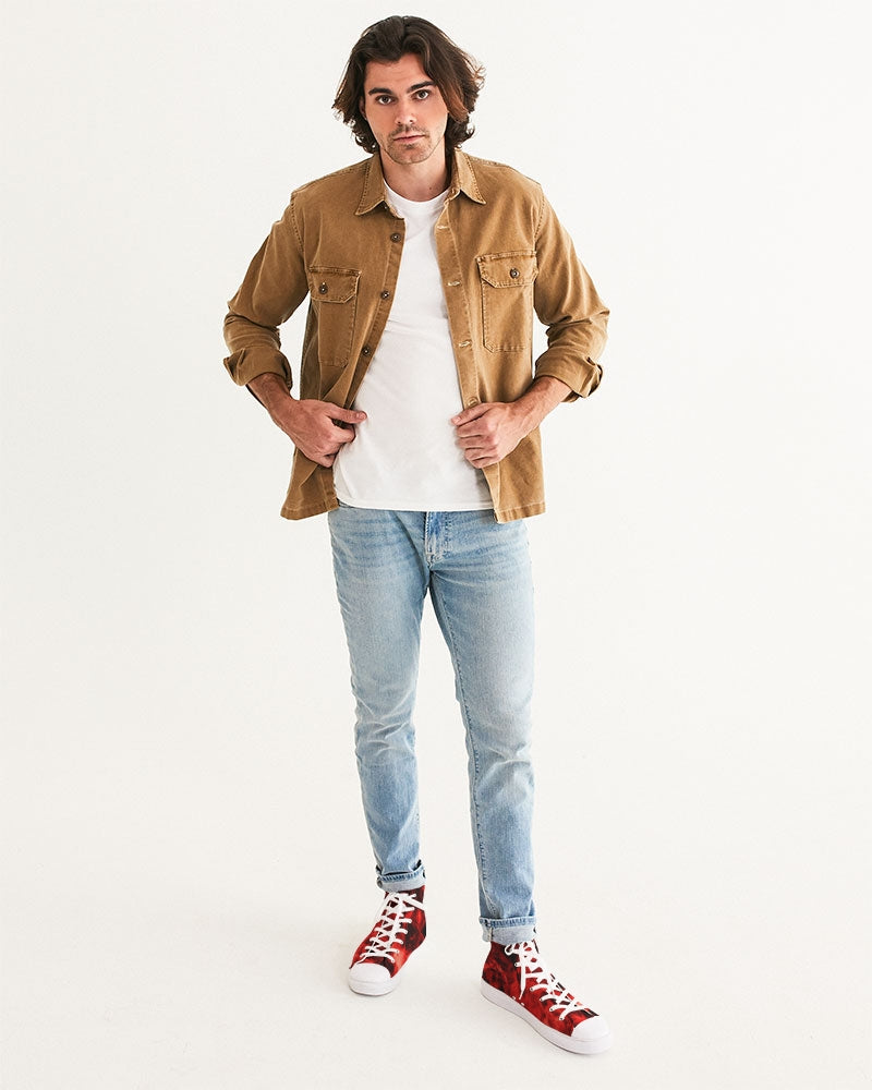 fz earth crust men's hightop canvas shoe