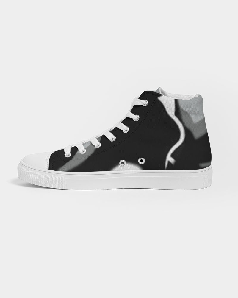 grey zone men's hightop canvas shoe
