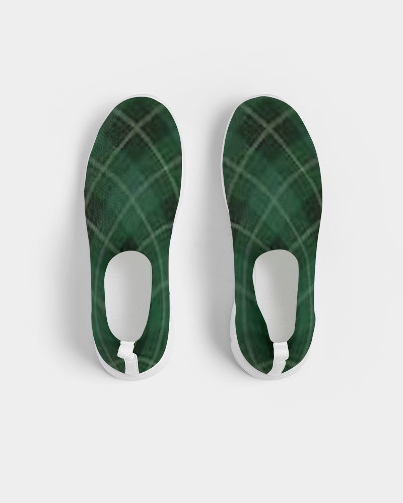 fzwear plaid women's slip-on flyknit shoe