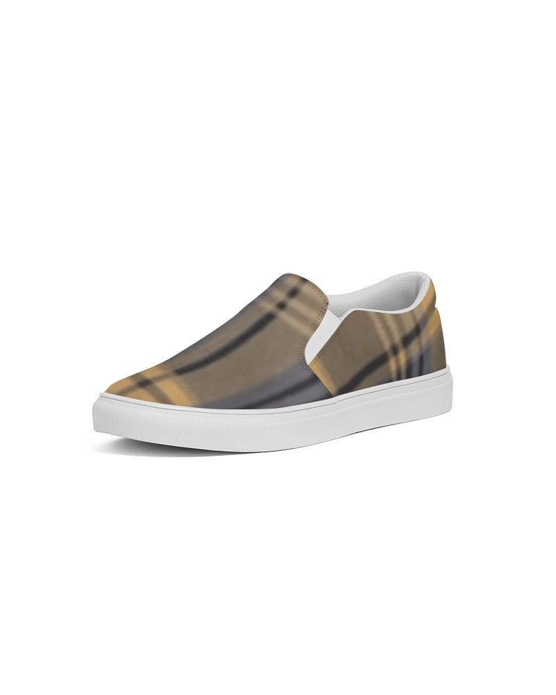 fz plaid women's slip-on canvas shoe