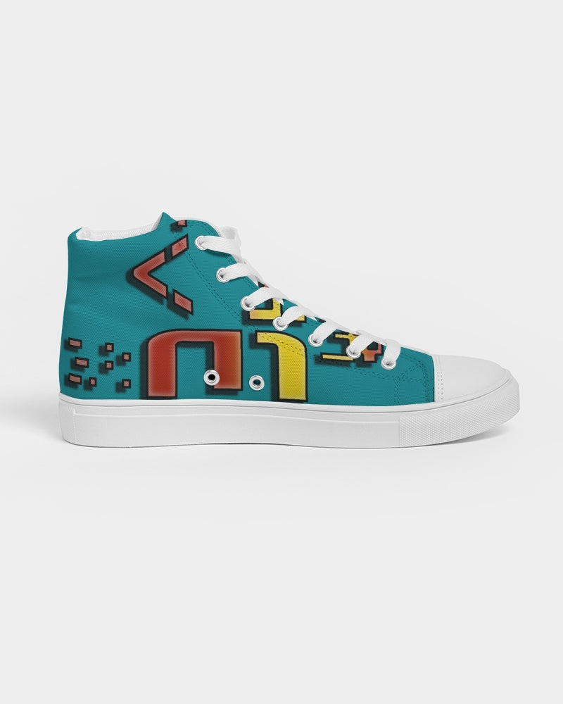 blue zone men's hightop canvas shoe