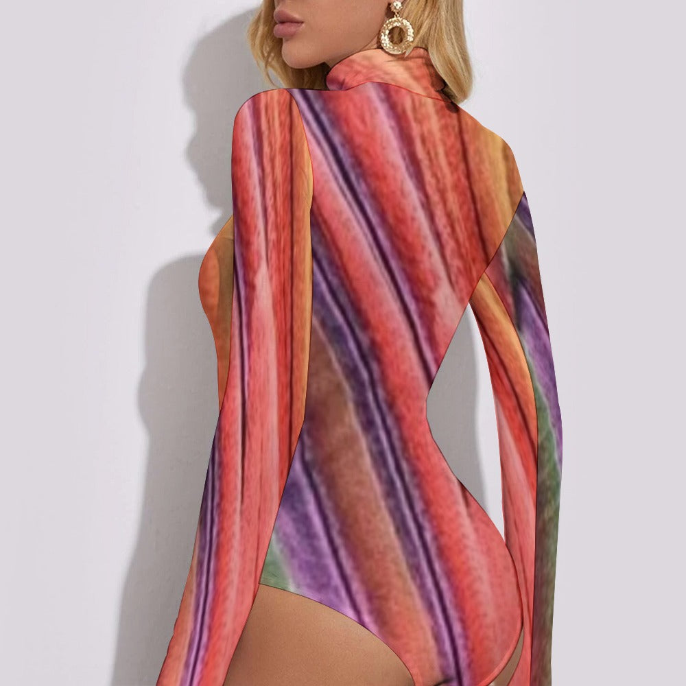 FZ Women's Turtleneck Long Sleeve Bodysuit - FZwear