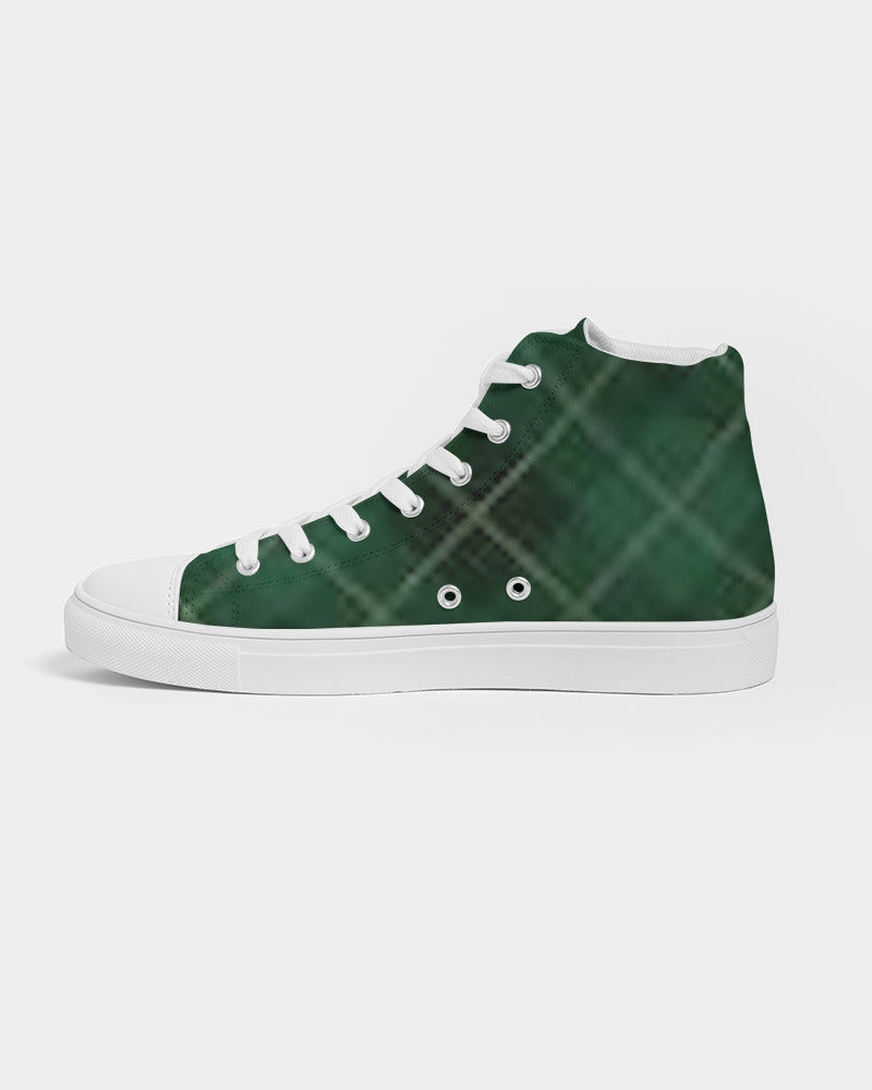 fzwear plaid men's hightop canvas shoe
