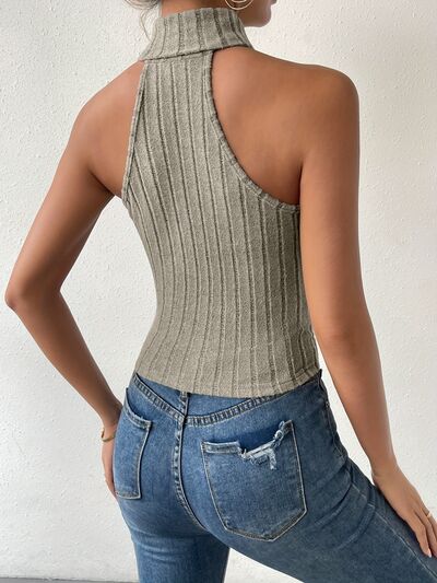 FZ Women's Grecian Neck Sweater Vest Top