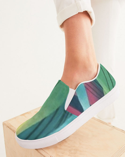 fzwear stripe women's slip-on canvas shoe