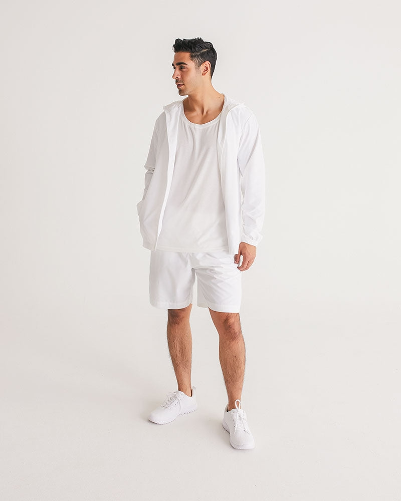 white zone men's jogger shorts