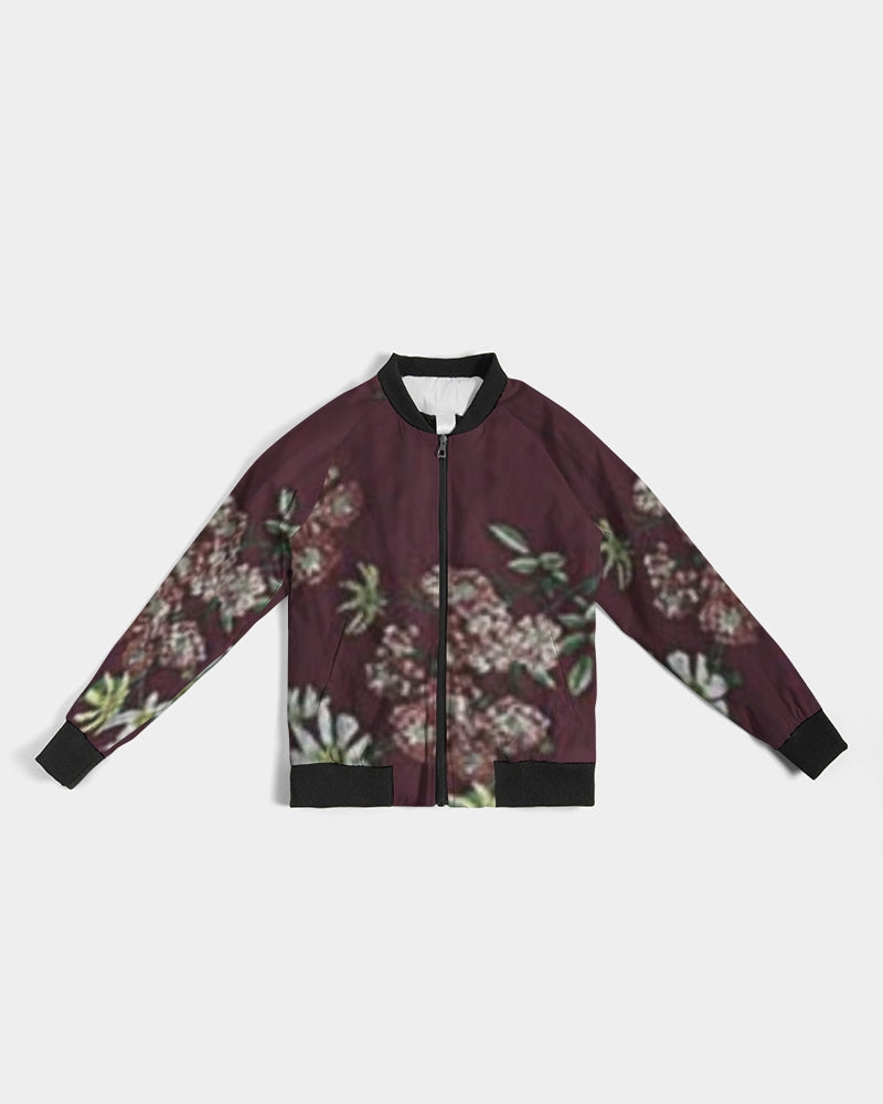 fz flower zone women's bomber jacket