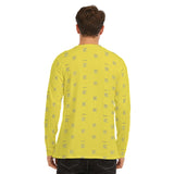 all-over print long sleeve t-shirt | 190gsm cotton