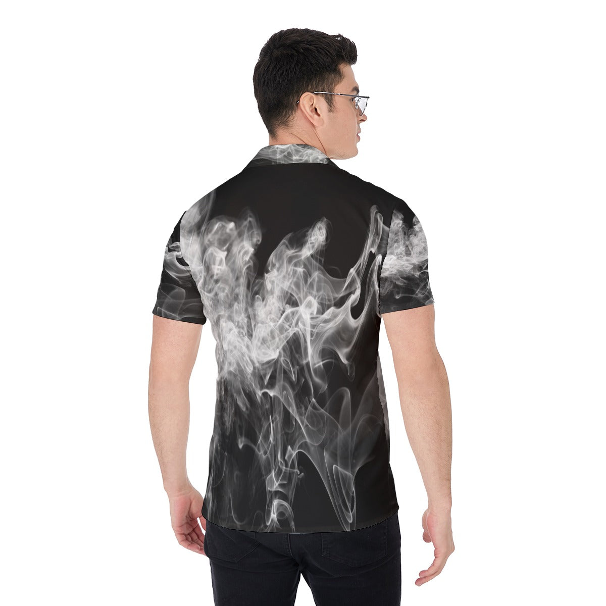 all-over print men's shirt