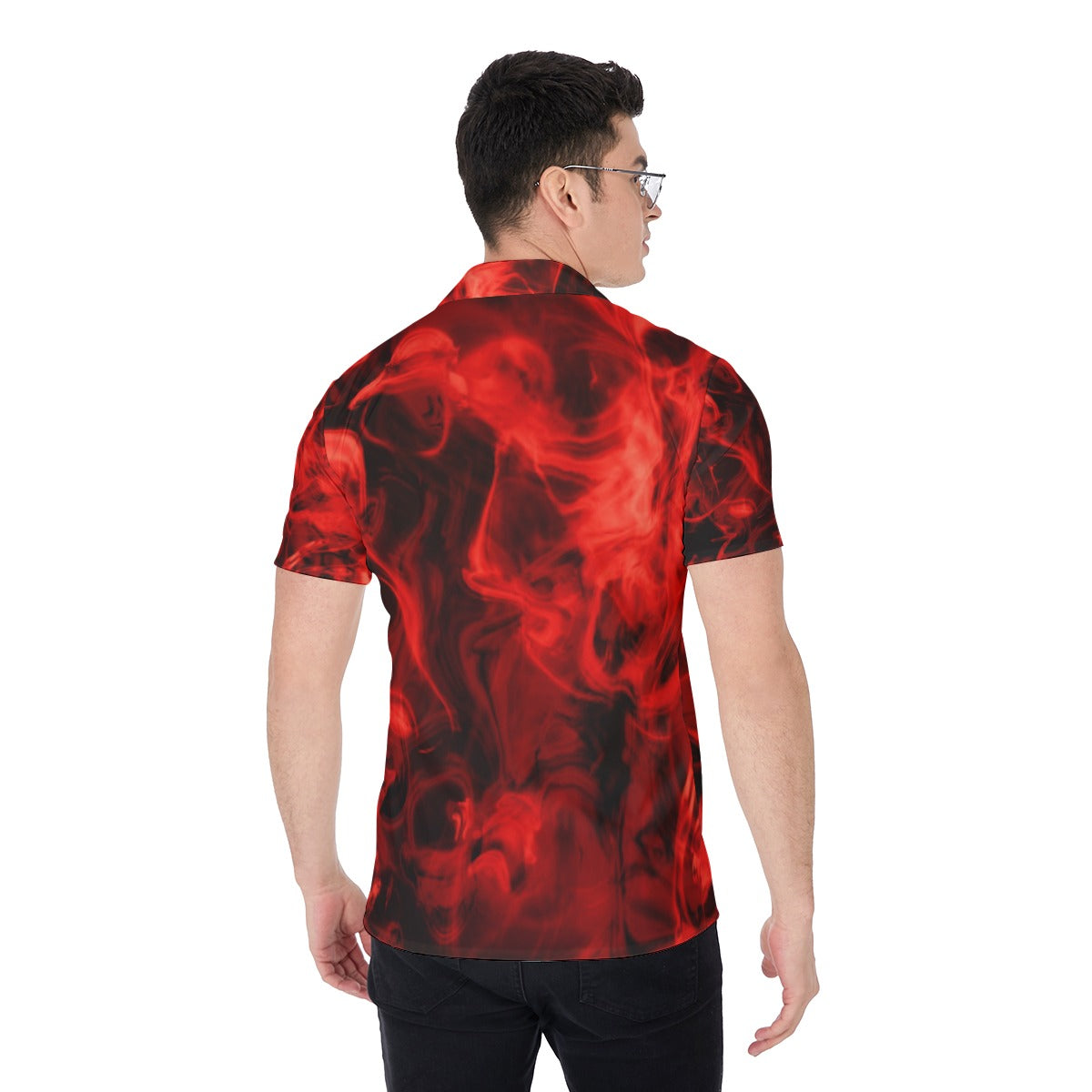 all-over print men's shirt