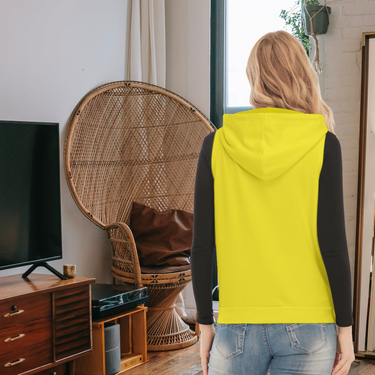 fz women's sleeveless hoodie