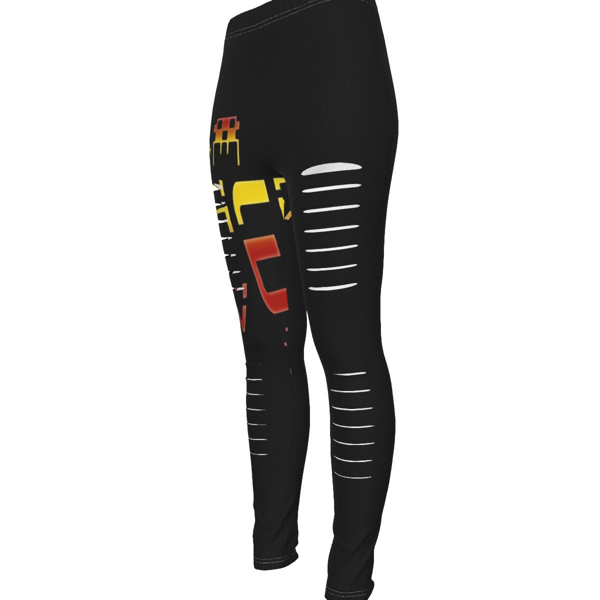 fz women's ripped leggings