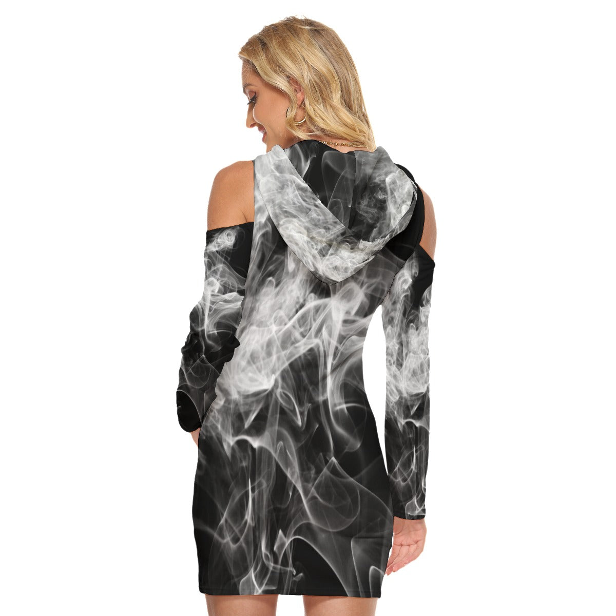 all-over print women's tight dress