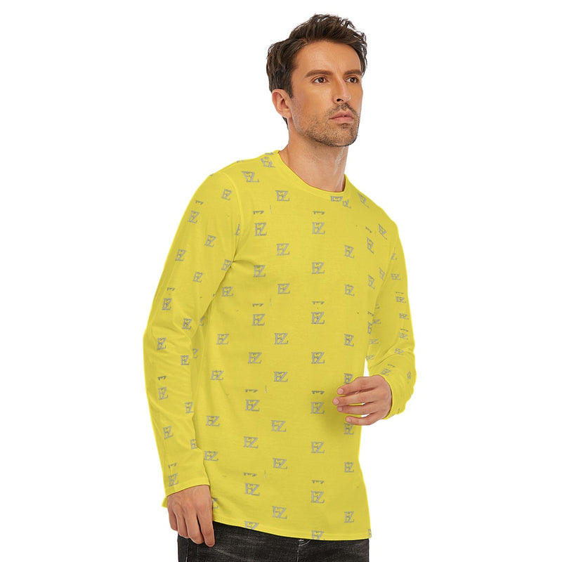 all-over print long sleeve t-shirt | 190gsm cotton