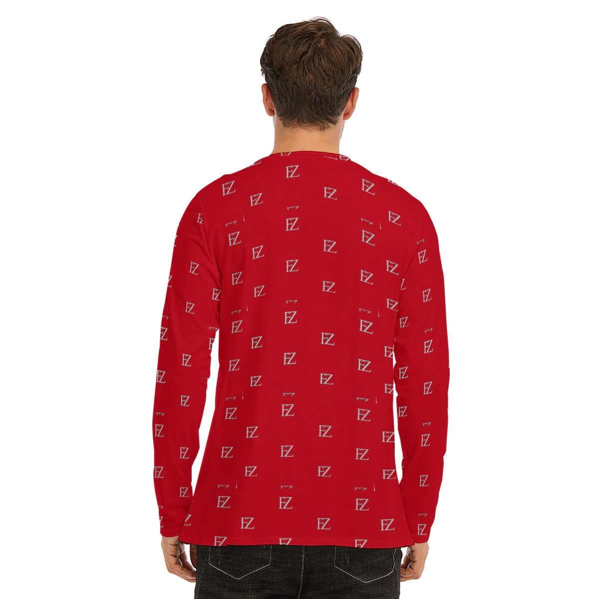 all-over print long sleeve t-shirt | 190gsm cotton