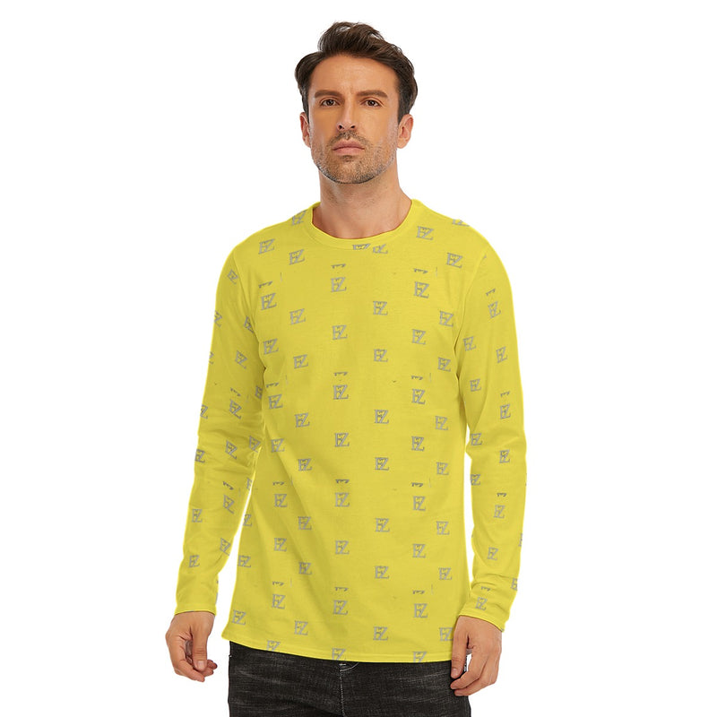 all-over print long sleeve t-shirt | 190gsm cotton