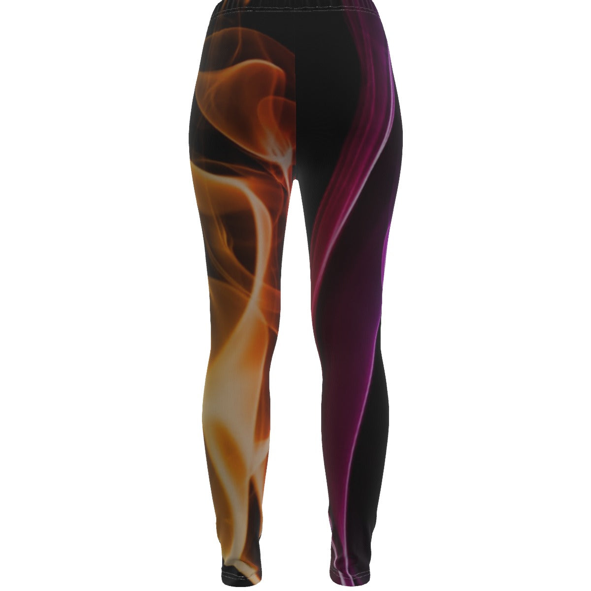 all-over print women's ripped leggings