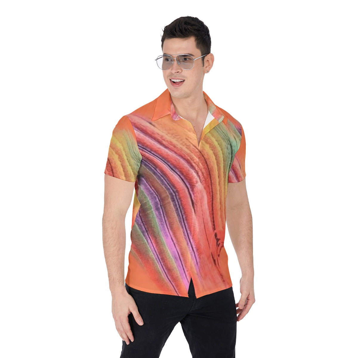 all-over print men's shirt