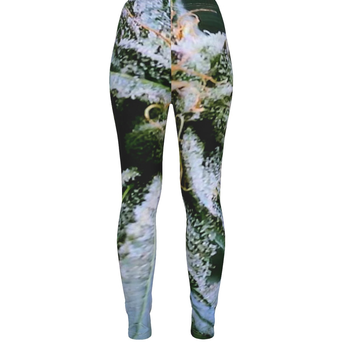 all-over print women's ripped leggings