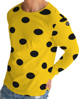 fz yellow dot men's long sleeve tee