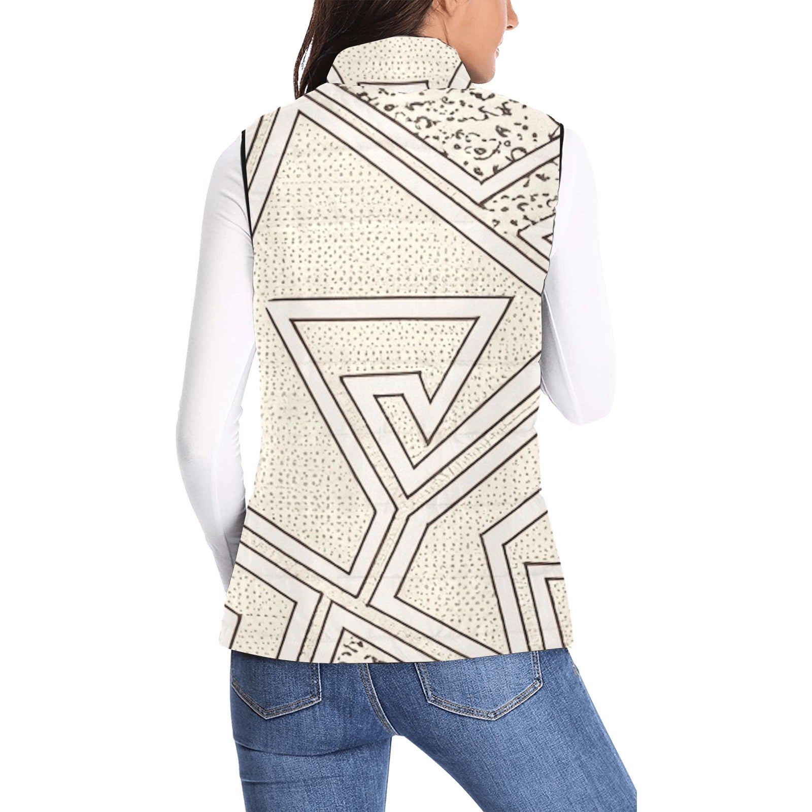 FZ  Women's African Print Puff Jacket 5 - FZwear