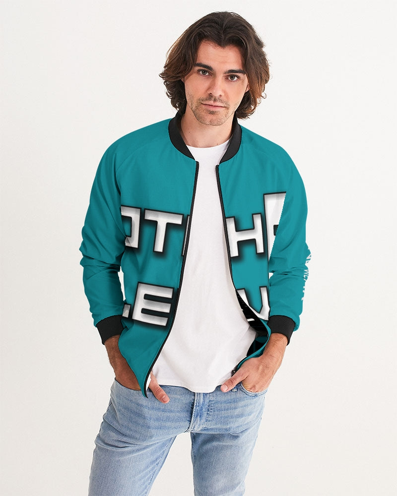 blue sky men's bomber jacket