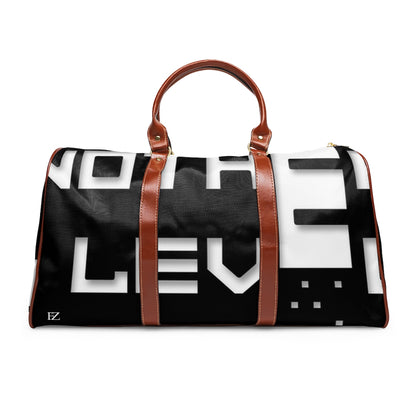 fz white levels designer travel bag 20" x 12" / black