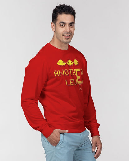 fire flite men's classic french terry crewneck pullover