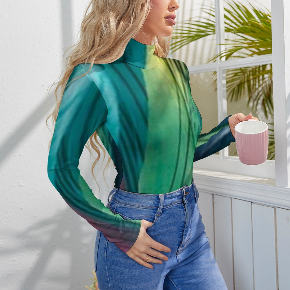 FZ Women's Turtleneck Long Sleeve Bodysuit - FZwear