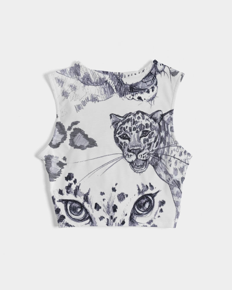 custom flite women's twist-front tank