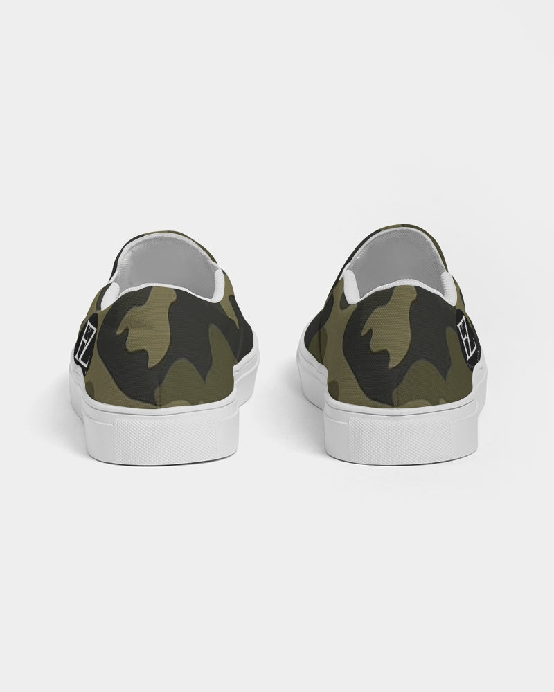 darker shade men's slip-on canvas shoe