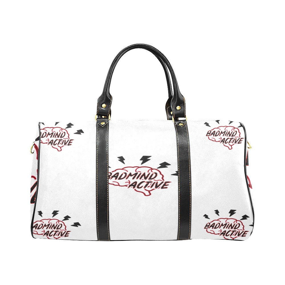 fz mind travel bag one size / fz mind travel bag - white travel bag (black) (model1639)