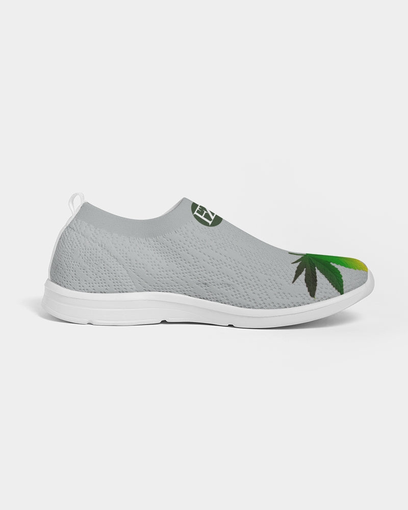 flying grey women's slip-on flyknit shoe