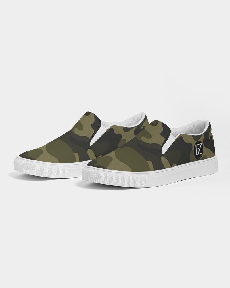 darker shade men's slip-on canvas shoe