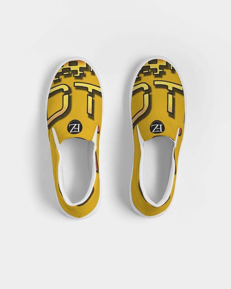 yellow zone women's slip-on canvas shoe