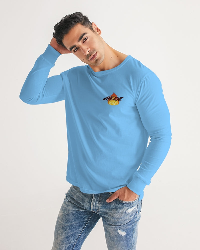 blue sky men's long sleeve tee