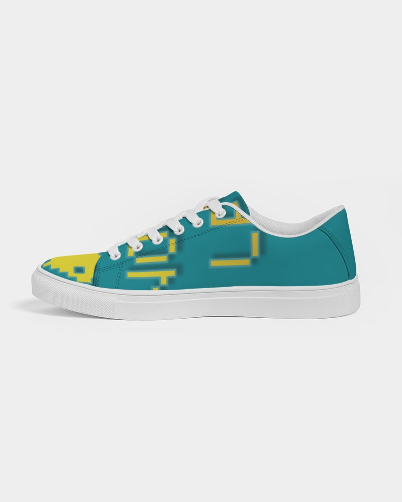 blue sky women's faux-leather sneaker