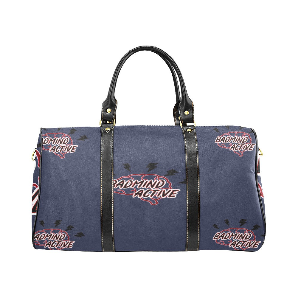fz mind travel bag one size / fz mind travel bag - dark blue travel bag (black) (model1639)