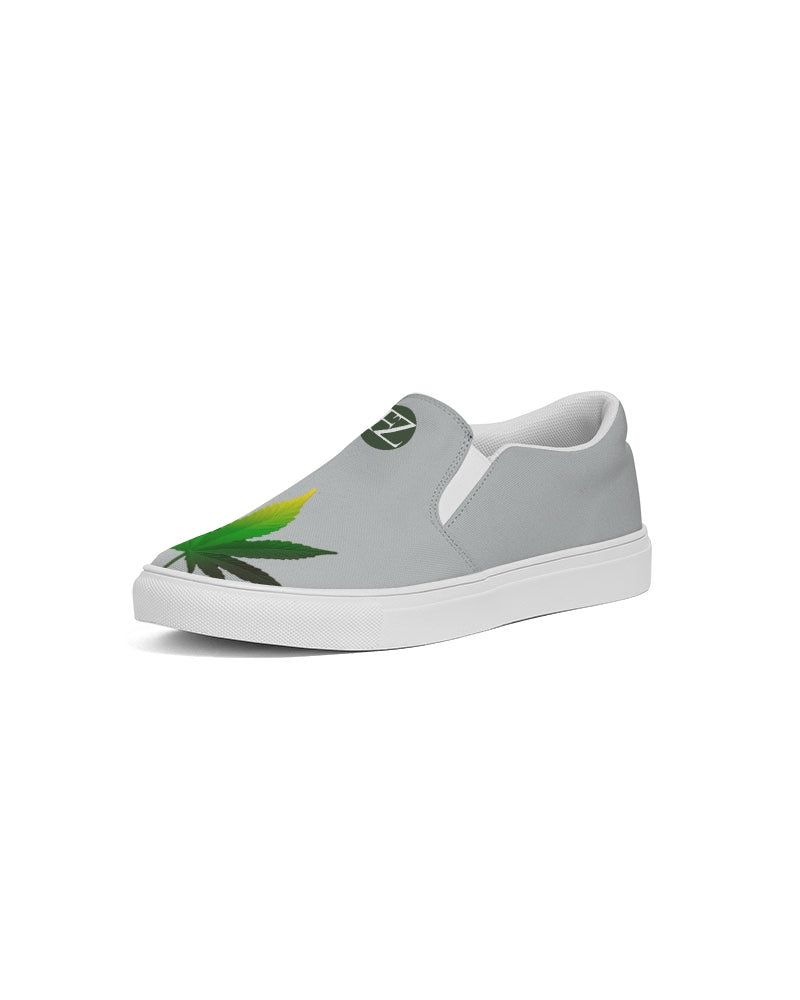 flying grey women's slip-on canvas shoe