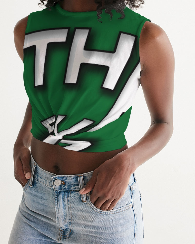 garden flite women's twist-front tank