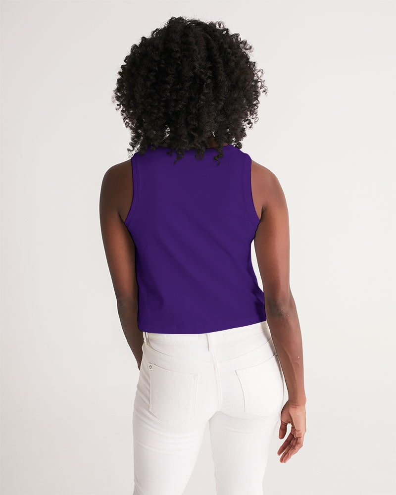 purple flite women's cropped tank